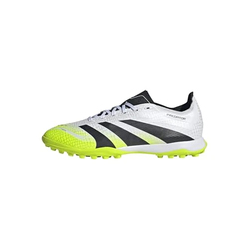 Limited-time offer: adidas Unisex Predator League Turf Football Boots, Cloud White/Core Black/Lucid Lemon, 11 UK from 85.00 GBP to 31.50 GBP (save 63%)