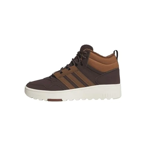adidas Uniseks-Volwassen HOOPS 4.0 MID SHOES, shadow brown/SUPPLIER COLOUR/off white, 42 EU