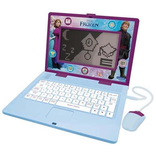 Limited offer: LEXIBOOK, Frozen Portable Bilingual Educational Spanish/English Toy for Kids, 170 Activities for Learning, Playing Games and Music, Large Screen, Purple/Blue, JC599FZi2 from 59.99 EUR to 59.99 EUR (save 0%)