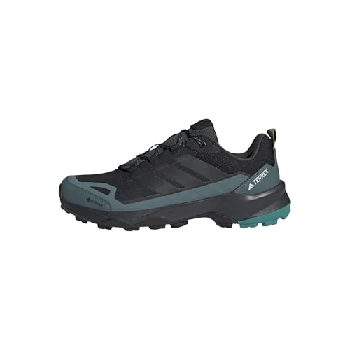 adidas Herren Terrex Skychaser AX5 Gore-TEX Hiking Shoes, Core Black/Carbon/Pure Teal, 41 1/3 EU