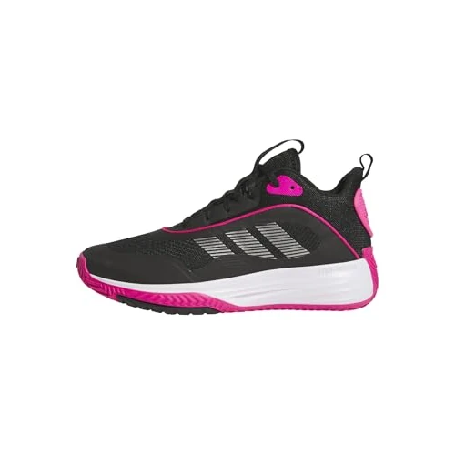 adidas Heren OWNTHEGAME 3.0 SHOES, core black/iron met./shock pink, 44 2/3 EU