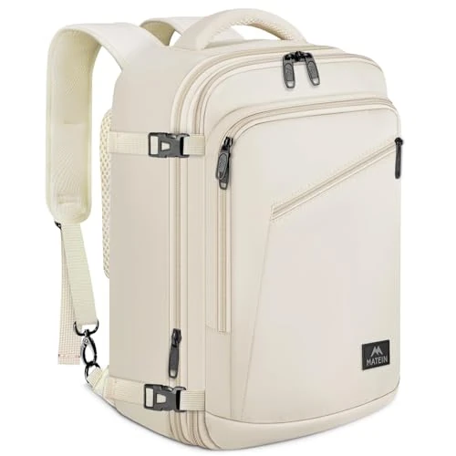 Oferta limitada: MATEIN Mochila Viaje Cabina Avion 40x30x20, Expandible Mochila Cabina Mujer de 32.99 € a 24.69 € (ahorro 25%)