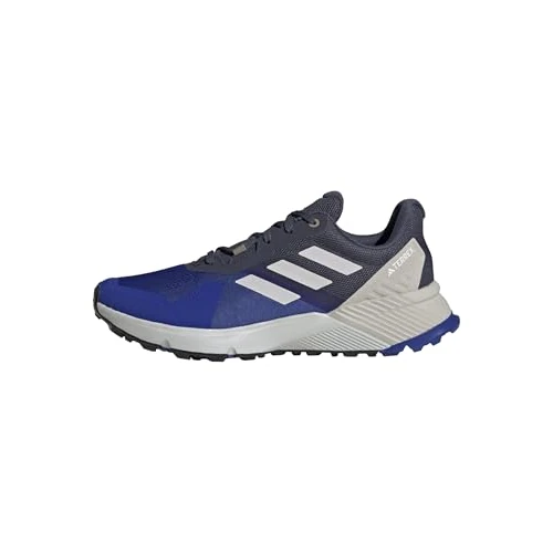 adidas Mężczyźni Terrex Soulstride Trail Running Shoes, semi lucid blue/grey one/wonder alumina, 42 2/3 EU