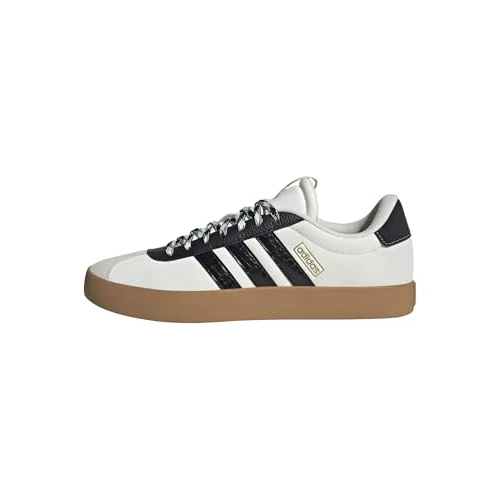 Offerta a tempo: Adidas Uomo VL Court 3.0 Shoes, off White/Core Black/Gold Met., 45 1/3 EU - 0.00% da 39.90 € a 39.90 €