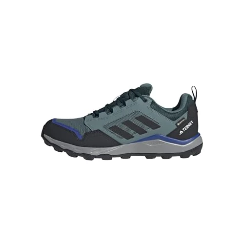 adidas Men's Tracerocker 2.0 Gore-tex Trail Running Shoes Trail Running Shoes, Preloved Teal Core Black Semi Lucid Blue, 5.5 UK
