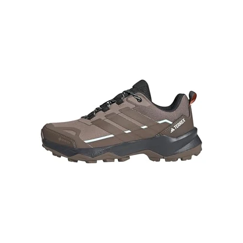 adidas Donna Terrex Skychaser AX5 Gore-Tex Hiking Shoes, Trace Brown/Earth Strata/Semi Impact Orange, 36 2/3 EU