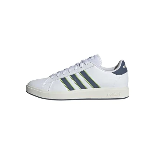 adidas Grand Court TD Lifestyle Court Casual Shoes, Zapatillas Hombre, FTWR White Preloved Ink Off White, 46 2/3 EU