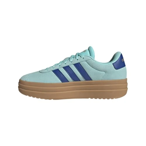 Tijdelijke aanbieding: adidas Dames VL COURT BOLD SHOES, Flash Aqua/Royal Blue/Gold Metallic, 36 EU van 84.99 € naar 84.99 € (0.00% korting)