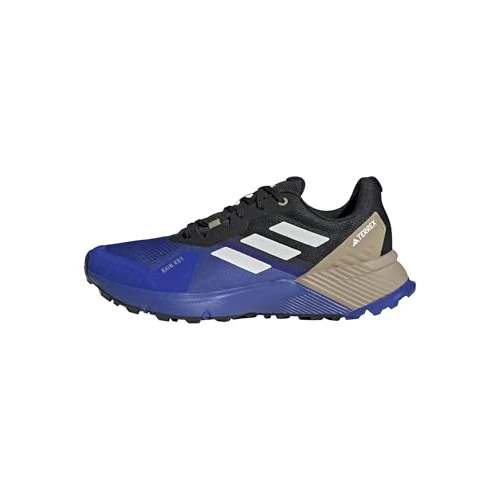 Offerta a tempo: adidas Uomo Terrex Soulstride Rain.RDY Trail Running Shoes, Semi Lucid Blue/Grey One/Blanch Cargo, 48 EU - 10% da 110.00 € a 99.14 €