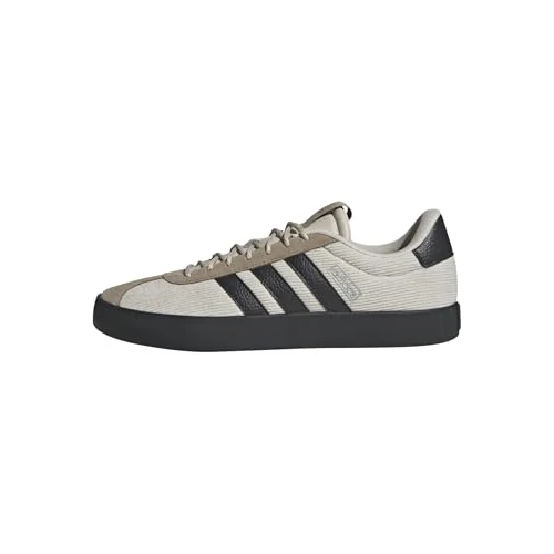 Adidas Homme VL Court 3.0 Shoes, Alumina/Carbon/Blanch Cargo, 43 1/3 EU