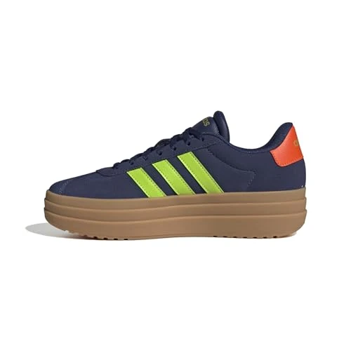 adidas Women's VL Court Bold Shoes, Dark Blue/FTWR White/FTWR White, 3.5 UK