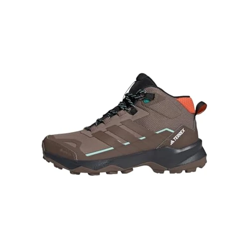 Offerta a tempo: adidas Donna Terrex Skychaser Ax5 Mid Gore-Tex Hiking Shoes, Trace Brown/Earth Strata/Semi Impact Orange, 40 2/3 EU - 29% da 140.00 € a 99.90 €