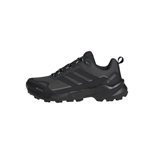 adidas Damen Terrex Skychaser AX5 Gore-TEX Hiking Shoes, Carbon/Core Black/Semi Flash Aqua, 36 2/3 EU