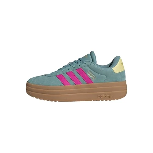 Offre limitee: Adidas Femme VL Court Bold Shoes, Powder Teal/Shock Pink/Powder Yellow, 40 EU de 80.00 EUR a 52.00 EUR (economie 35%)