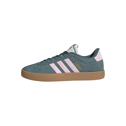 Oferta limitada: adidas Mujer VL Court 3.0 Shoes, Preloved Teal/Clear Pink/Gold Metallic, 38 2/3 EU de 75.00 € a 56.00 € (ahorro 25%)