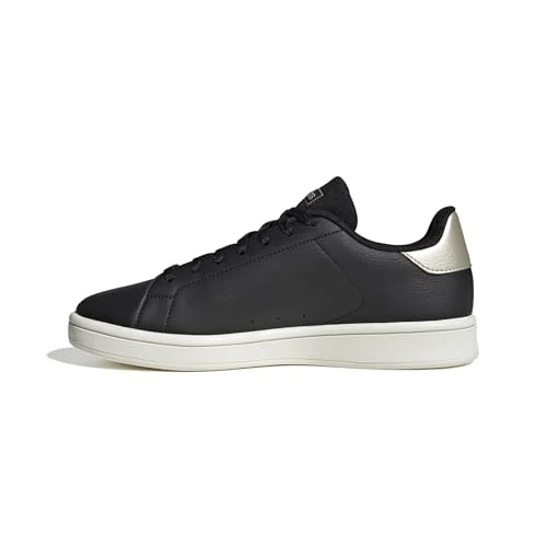 adidas Mujer Urban Court Shoes, Core Black/Off White/Cyber Met., 36 2/3 EU