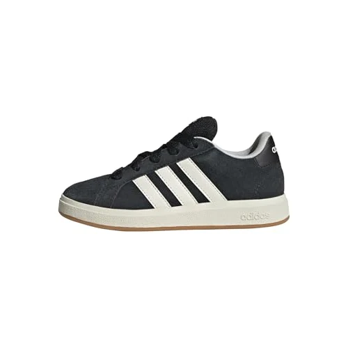 adidas Unisex - Bambini e Ragazzi Grand Court 00s Shoes Kids, Core Black/off White/Gum, 30 1/2 EU