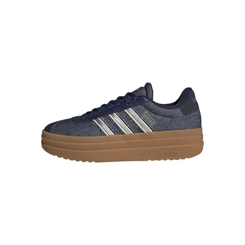 adidas Kobiety VL COURT BOLD SHOES, Dark Blue/Cyber Metallic/Aurora Ink, 36 EU