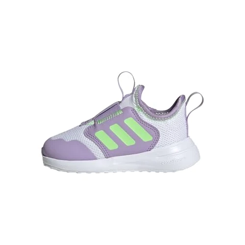 Adidas Unisex - Bimbi 0-24 TENSAUR Comfort Shoes Infants, Ftwr White/Lime Burst/Powder Plum, 23 1/2 EU