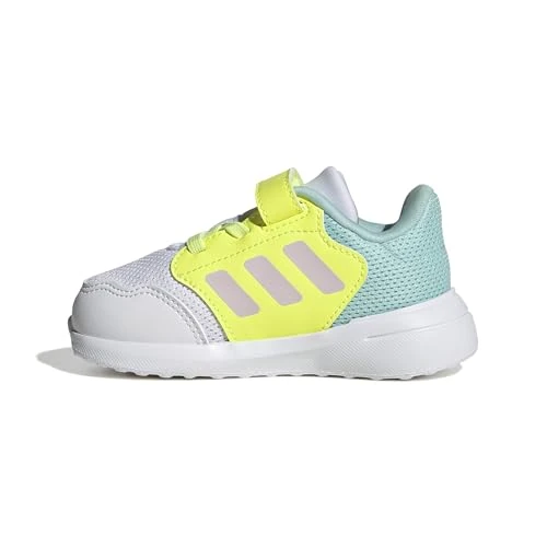 Adidas Unisex - Bimbi 0-24 TENSAUR Run 3.0 Shoes Infants, Cloud White/Clear Pink/Hi-RES Yellow, 20 EU