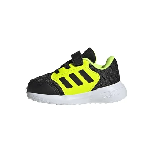 adidas Uniseks-Baby TENSAUR RUN 3.0 SHOES INFANTS, Core Black/Core Black/Lucid Lemon, 20 EU