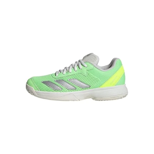 Limitiertes Angebot: adidas Unisex Kids' Courtflash Kids Tennis Shoes Green 5.5 von 55.00 EUR auf 27.50 EUR (Spare 50%)