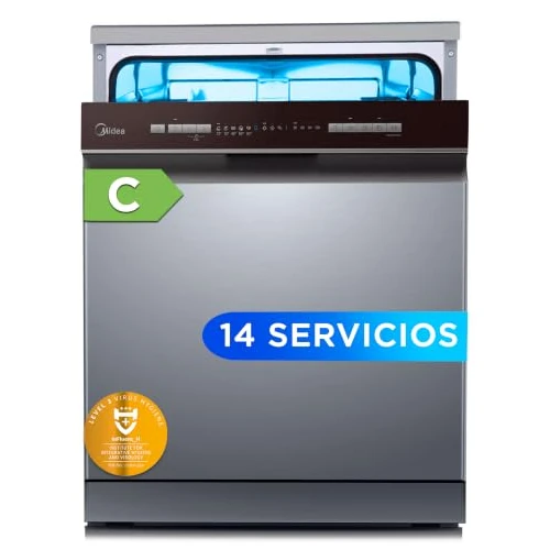 Offerta a tempo: Midea Lavastoviglie Libera Installazione 14 Coperti 10 Programmi WiFi Inox - 12% da 429.90 € a 379.98 €