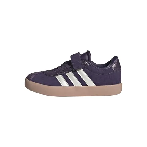 Offre limitee: Adidas Mixte Enfant VL Court 3.0 Shoes Children, Aurora Plum/Zero Metalic/Pink Gum, 34 EU de 45.00 EUR a 27.95 EUR (economie 38%)
