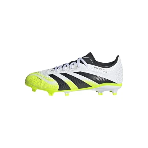 Zeitlich begrenztes Angebot: adidas Unisex Kinder Predator League Firm Ground/Multi Ground Football Boots Kids, Cloud White/Core Black/Lucid Lemon, 28 EU von 48.99 € auf 48.99 € (0.00% Rabatt)