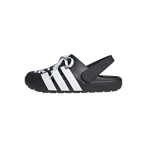 adidas Mixte ADILETTE 2.0 CLOG, core black/ftwr white/core black, 47 EU