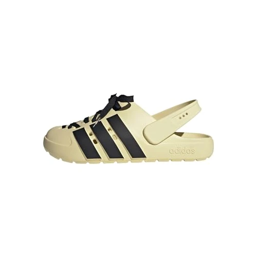 adidas Unisex adulto ADILETTE 2.0 CLOG, warm vanilla/core black/gold met., 38 EU