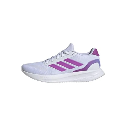 Offerta a tempo: adidas Donna Runfalcon 5 Running Shoes, Ftwr White/Purple Burst/Semi Blue Burst, 42 EU - 10% da 60.00 € a 53.91 €