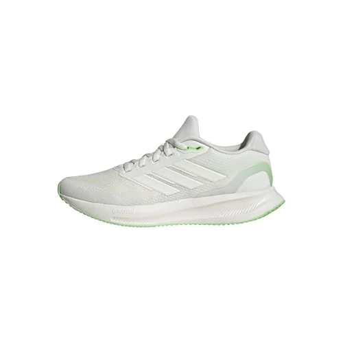adidas Donna Runfalcon 5 Running Shoes, off White/off White/Lime Burst, 36 EU