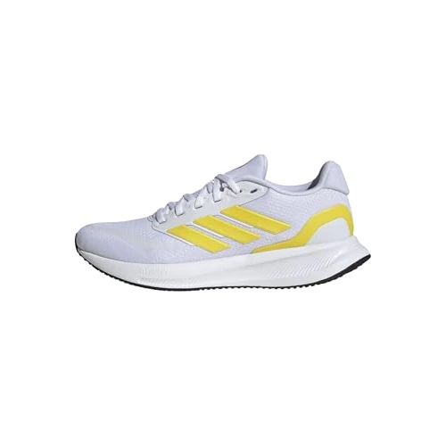 Limited-time offer: adidas Women's RUNFALCON 5 Running Shoes, Cloud White/Yellow/Core Black, 7.5 UK from 50.00 GBP to 40.99 GBP (save 18%)