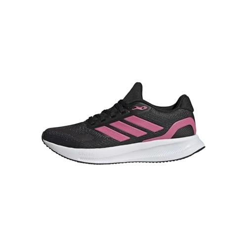Offerta a tempo: adidas Donna Runfalcon 5 Running Shoes, Core Black/Pink Fusion/Cloud White, 37 1/3 EU - 20% da 60.00 € a 47.99 €