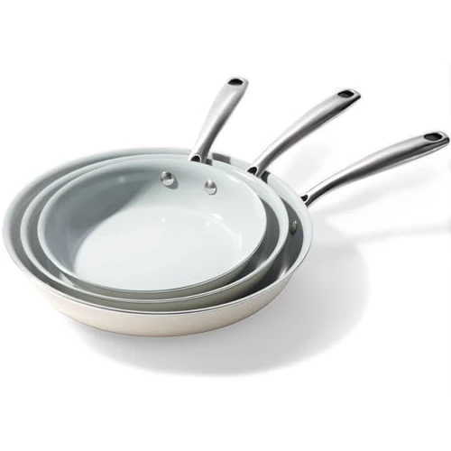 Oferta ograniczona: Zestaw patelni Cookersway z powłoką ceramiczną antyprzywarcia: zestaw patelni ceramicznych 20 24 28 cm - zestaw patelni do naleśników z indukcją - wolne od PTFE, PFOA, PFAS z 349.00 EUR na 349.00 EUR (znizka 0%)