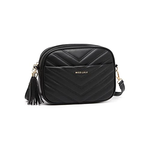 Offerta a tempo: Miss Lulu Borsa Tracolla Donna, Borse Donna Piccola, Borsetta Tracolla Donna Piccola, Borsa a Mano Pelle - 0.00% da 15.29 € a 15.29 €