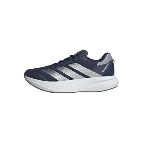 adidas Hombre Duramo Speed 2 Running Shoes, Dark Blue/Silver Metallic/Halo Silver, 47 1/3 EU