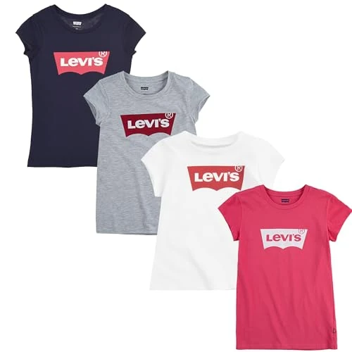 Levi's Kids Girl's T-Shirt 4 Pack