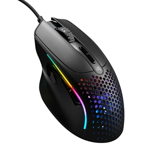 Offre limitee: Glorious Gaming Model I 2 Wired - Souris de Jeu Filaire : 9 Boutons programmables (2 échangeables), 66 g, capteur Optique 26k, switches 80 M de clics, MMO/MOBA/FPS, appuie-Pouce latéral, Noir de 69.99 EUR a 54.99 EUR (economie 21%)