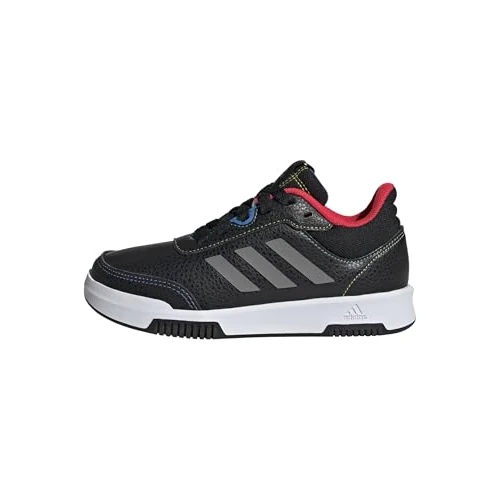 Adidas Unisex - Bambini Tensaur Sport Training Lace Shoes, Core Black/Iron Met./Lucid Red, 30 EU