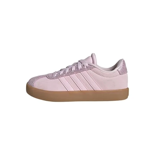 Oferta limitada: adidas Unisex niños VL Court 3.0 Shoes Kids, Clear Pink/Clear pink/GUM10, 33 EU de 50.00 EUR a 30.00 EUR (ahorro 40%)