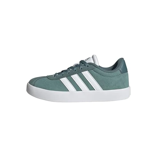 adidas Vl Court 3.0 Shoes Kids, Powder Teal/FTWR White/preloved Teal, 1.5 UK Child