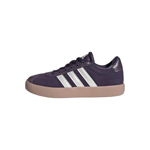 adidas Uniseks - dzieci VL COURT 3.0 SHOES KIDS, Aurora Plum/Zero Metalic/Pink Gum, 31 1/2 EU