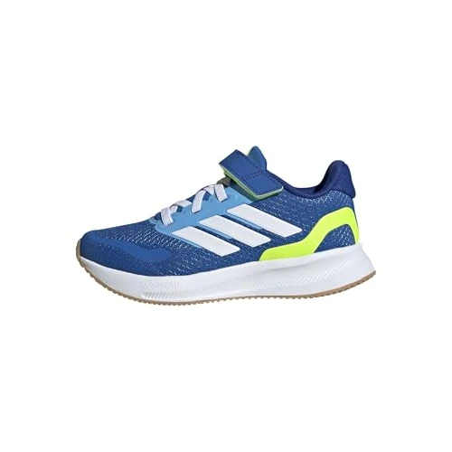 adidas Unisex niños RUNFALCON 5 Shoes Kids, Bright Royal/Cloud White/Lucid Lemon, 31 1/2 EU