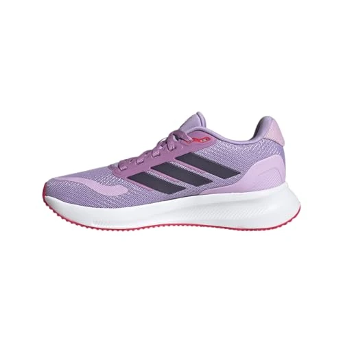 adidas Unisex - Bambini RUNFALCON 5 Shoes Junior, Powder Plum/Aurora Plum/Lucid Red, 36 2/3 EU