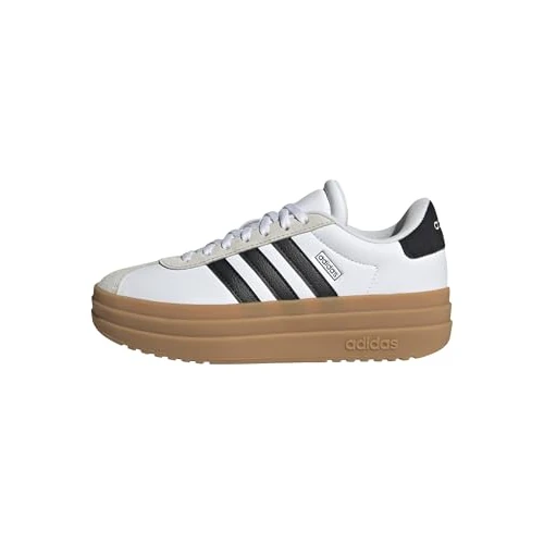 adidas Mixte Enfant VL Court Bold Shoes Junior, Cloud White/Core Black/Gum, 36 2/3 EU
