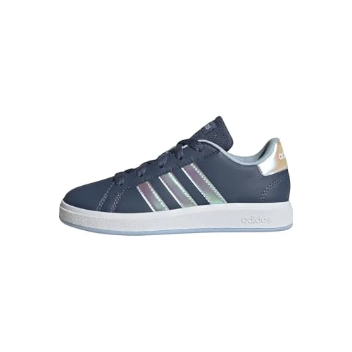 Offerta a tempo: adidas Unisex - Bambini e Ragazzi Grand Court Lifestyle Lace Tennis Shoes, Preloved Ink Cloud White Clear Sky, 28.5 EU - 35% da 40.00 € a 26.05 €