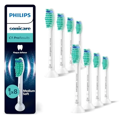 Limitiertes Angebot: Philips Sonicare C1 ProResults, Original Ersatzbürstenköpfe, Weiß, 8er-Pack, HX6018/87 von 39.99 EUR auf 22.99 EUR (Spare 43%)