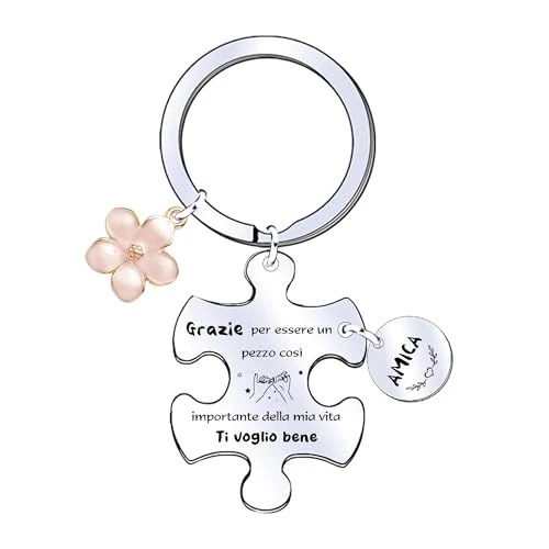 Oferta ograniczona: Prezent Brelok Przyjaciel, Matka Chrzestna, Mama, Babcia, Siostra, Ciocia - Dziękuję za bycie tak ważnym elementem mojego życia Kocham Cię - Prezent dla kobiet Urodziny Prezenty świąteczne z 38.34 EUR na 38.34 EUR (znizka 0%)